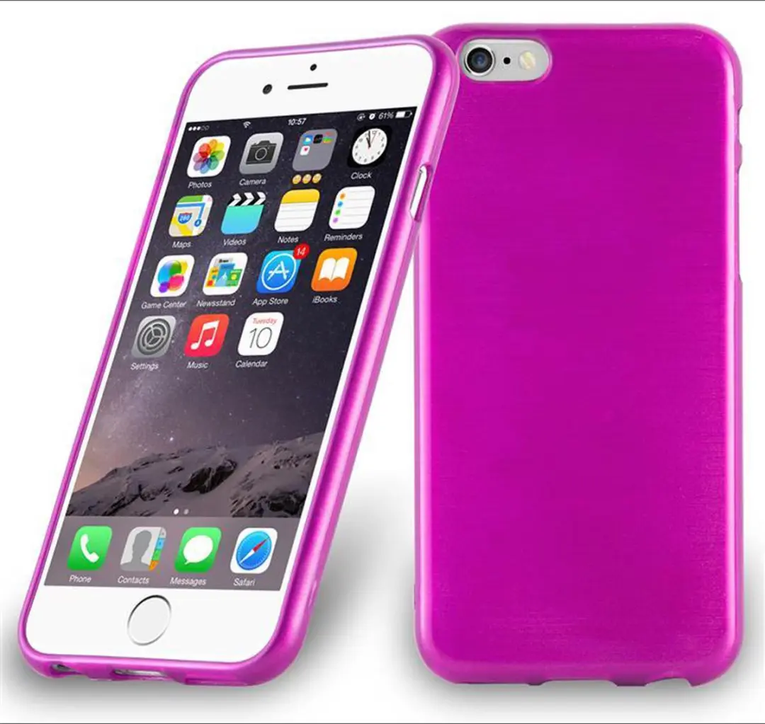 Cadorabo Hoesje geschikt voor Apple iPhone 6 / 6S in ROZE