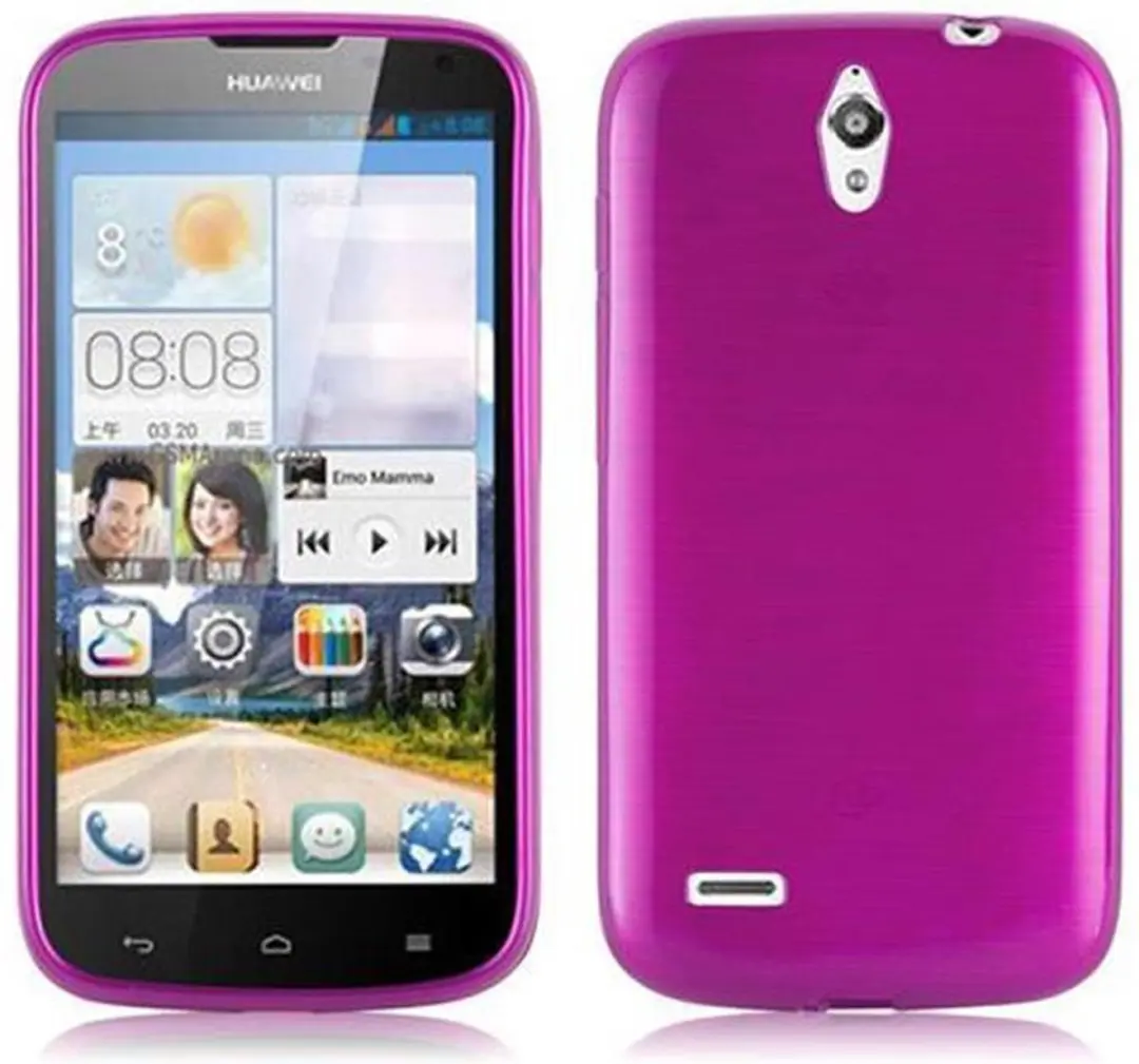 Cadorabo Hoesje geschikt voor Huawei ASCEND G610 in ROZE