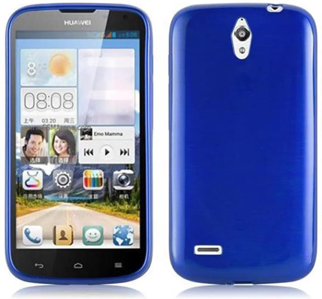 Cadorabo Hoesje geschikt voor Huawei ASCEND G610 in BLAUW