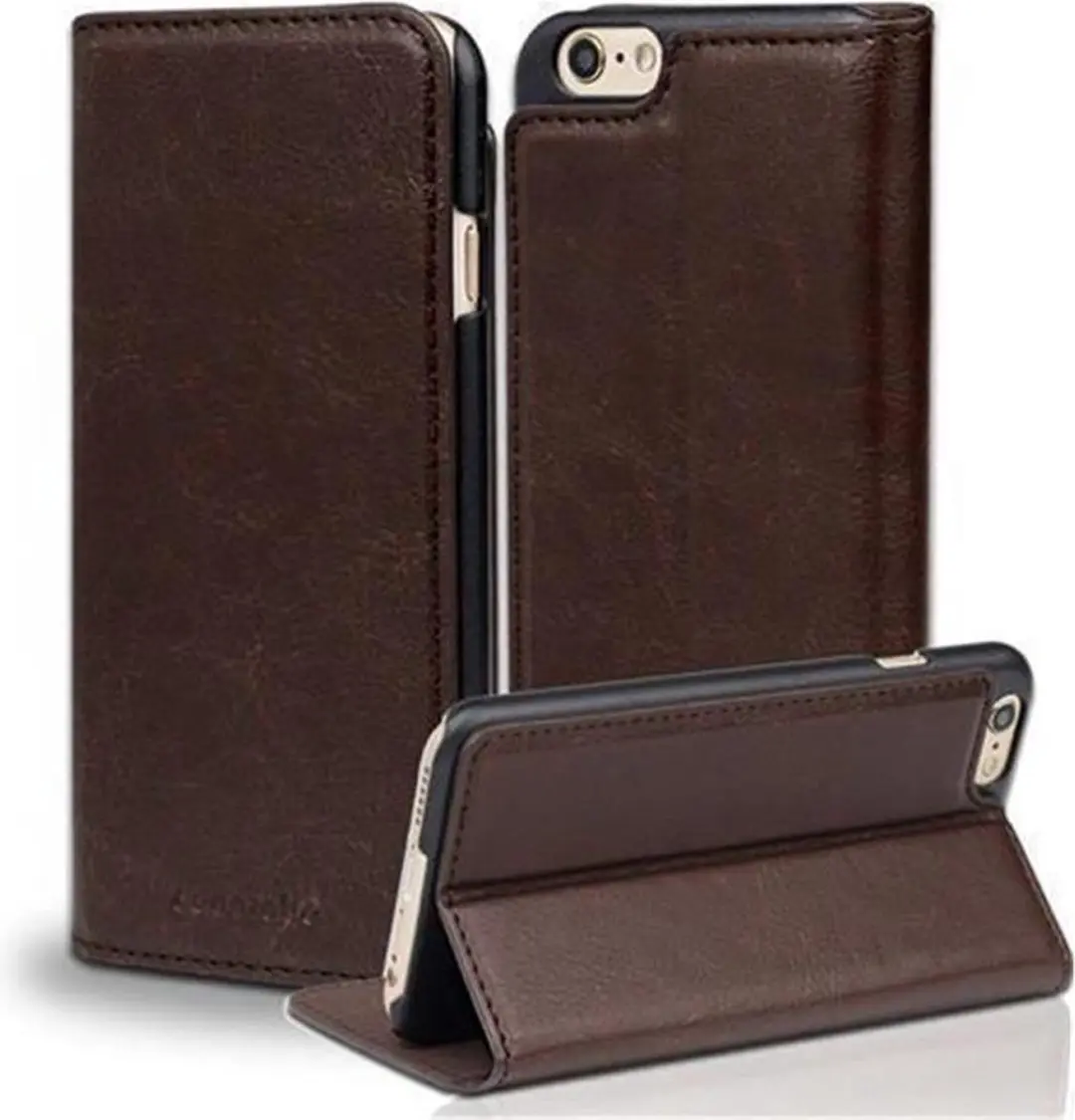 Cadorabo Hoesje geschikt voor Apple iPhone 6 / 6S in ANTIEK BRUIN