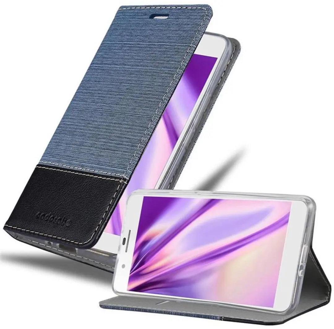 Cadorabo Hoesje geschikt voor Honor 6 PLUS in DONKERBLAUW ZWART