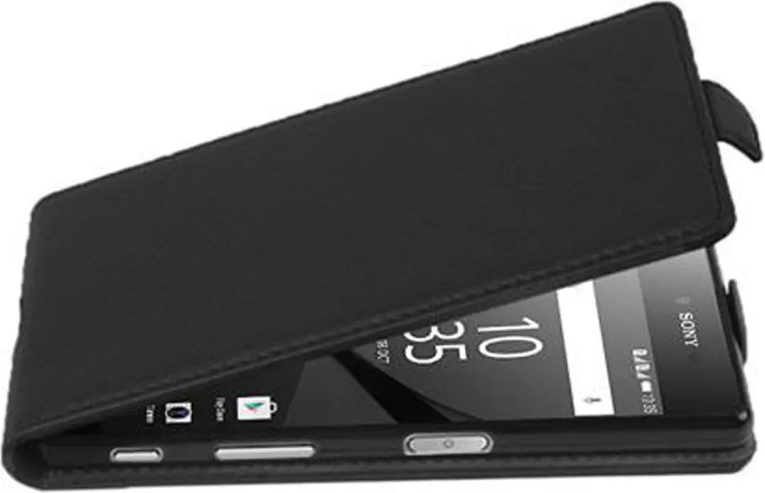 Cadorabo Hoesje geschikt voor Sony Xperia Z5 COMPACT in ZWARTE OXIDE