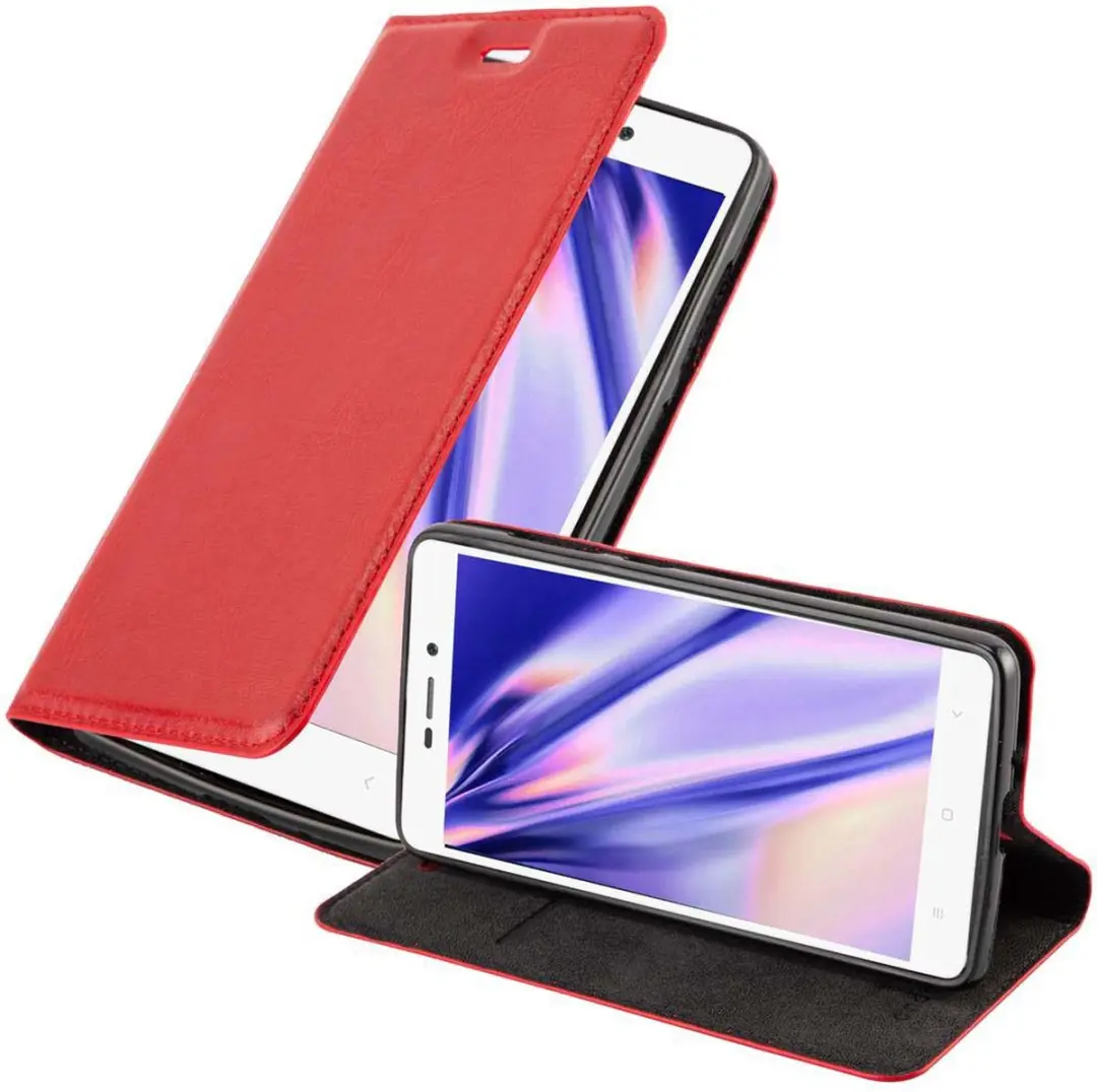Cadorabo Hoesje geschikt voor Xiaomi RedMi 3S in APPEL ROOD