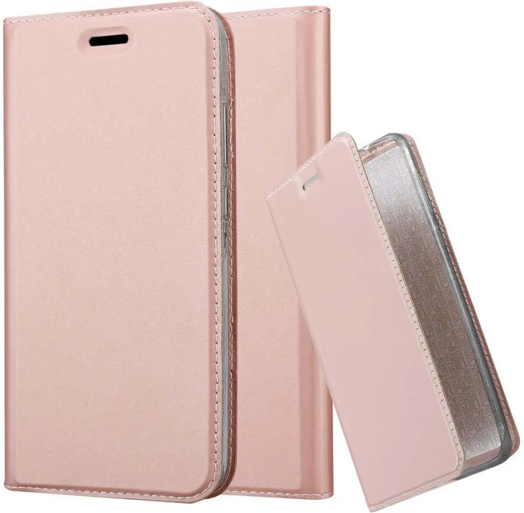 Cadorabo Hoesje geschikt voor Honor 8 PRO in CLASSY ROSE GOUD