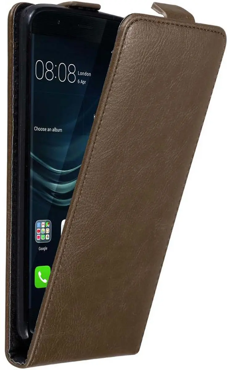 Cadorabo Hoesje geschikt voor Huawei P9 in KOFFIE BRUIN