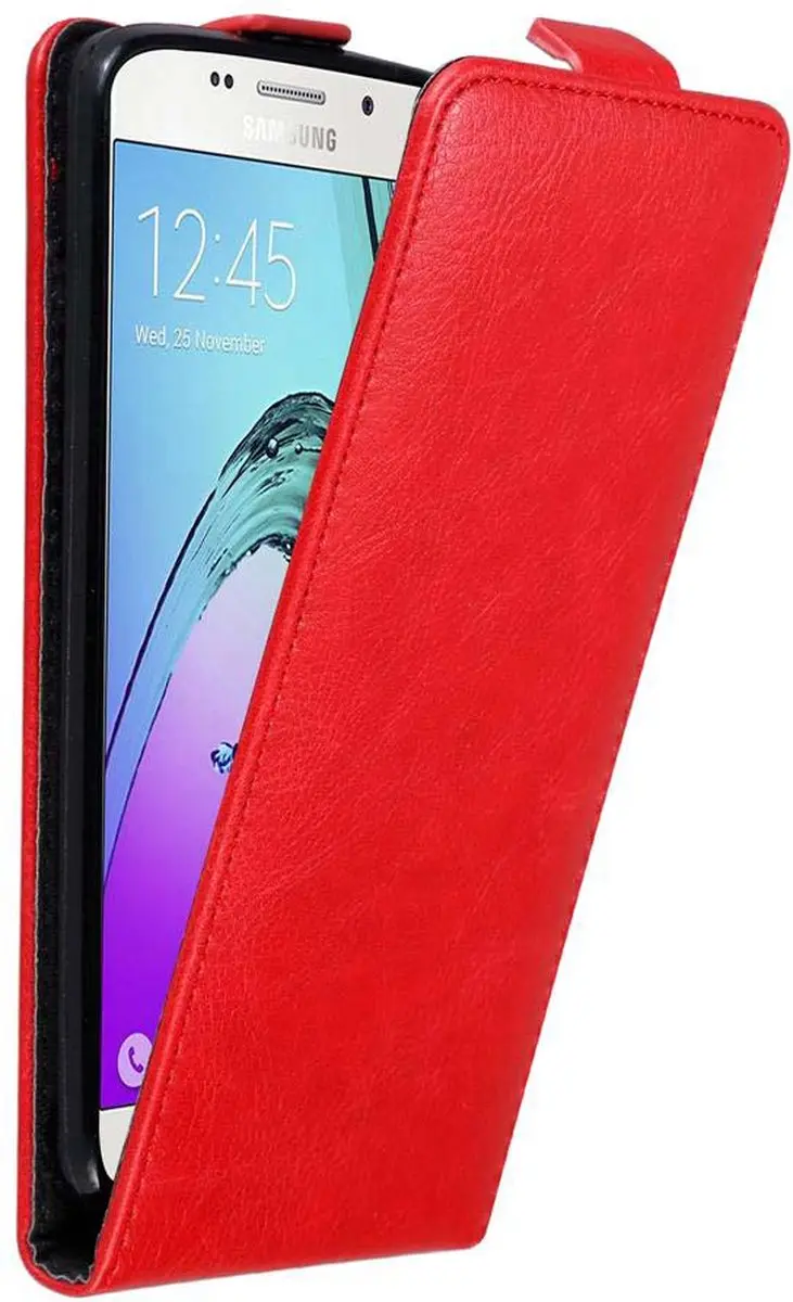 Cadorabo Hoesje geschikt voor Samsung Galaxy A5 2016 in APPEL ROOD