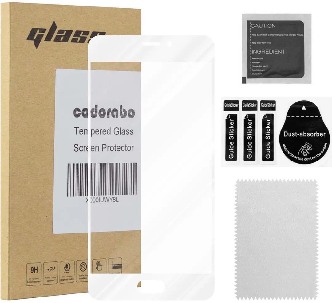 Cadorabo Screenprotector geschikt voor MEIZU M6 Volledig scherm pantserfolie Bes