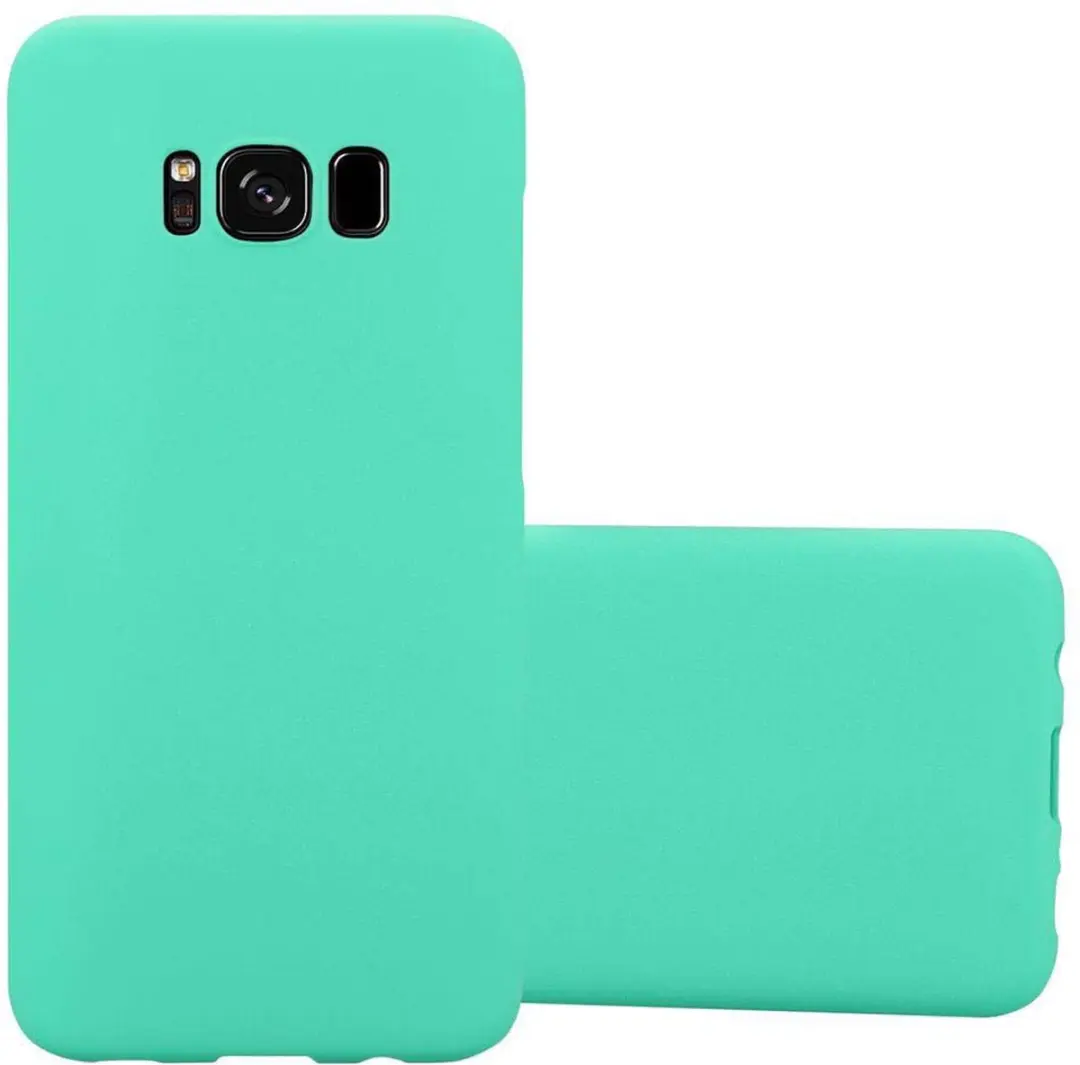 Cadorabo Hoesje geschikt voor Samsung Galaxy S8 in FROSTY GROEN