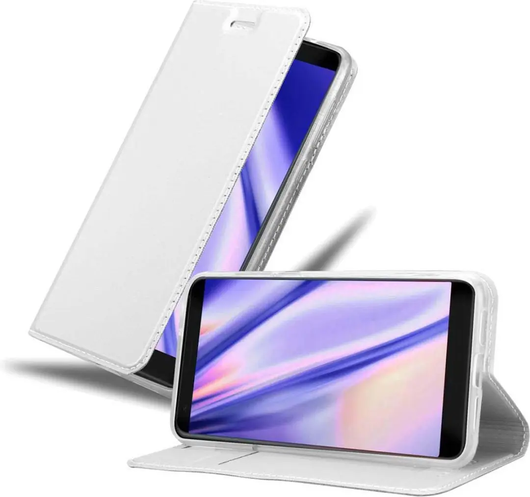 Cadorabo Hoesje geschikt voor ZTE Blade V9 in CLASSY ZILVER