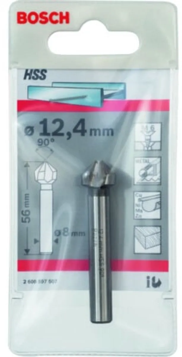 Bosch Professional 2608597507 Verzinkboor 12mm - Hout - afbeelding 6 van 6