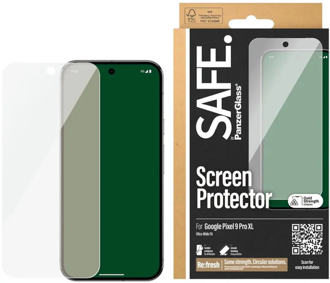 PanzerGlass SAFE Screenprotector Google Pixel 9 Pro XL - afbeelding 4 van 4