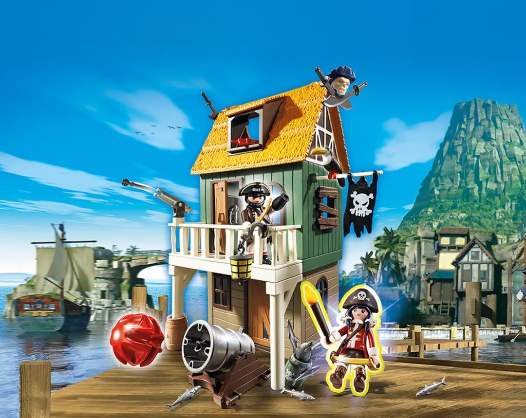 Playmobil Geheime Piratenvesting 4796 - Bruin