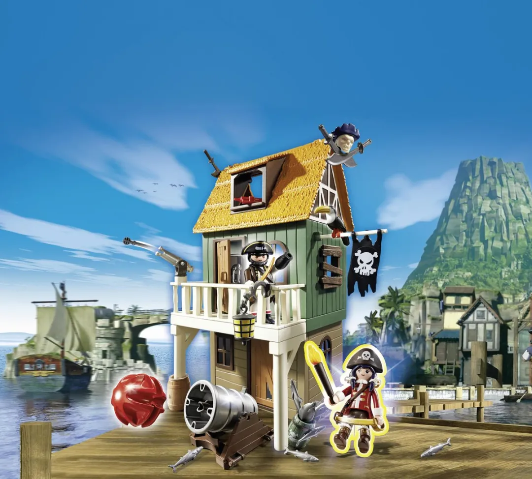 Playmobil Geheime Piratenvesting 4796 - Bruin - afbeelding 6 van 6