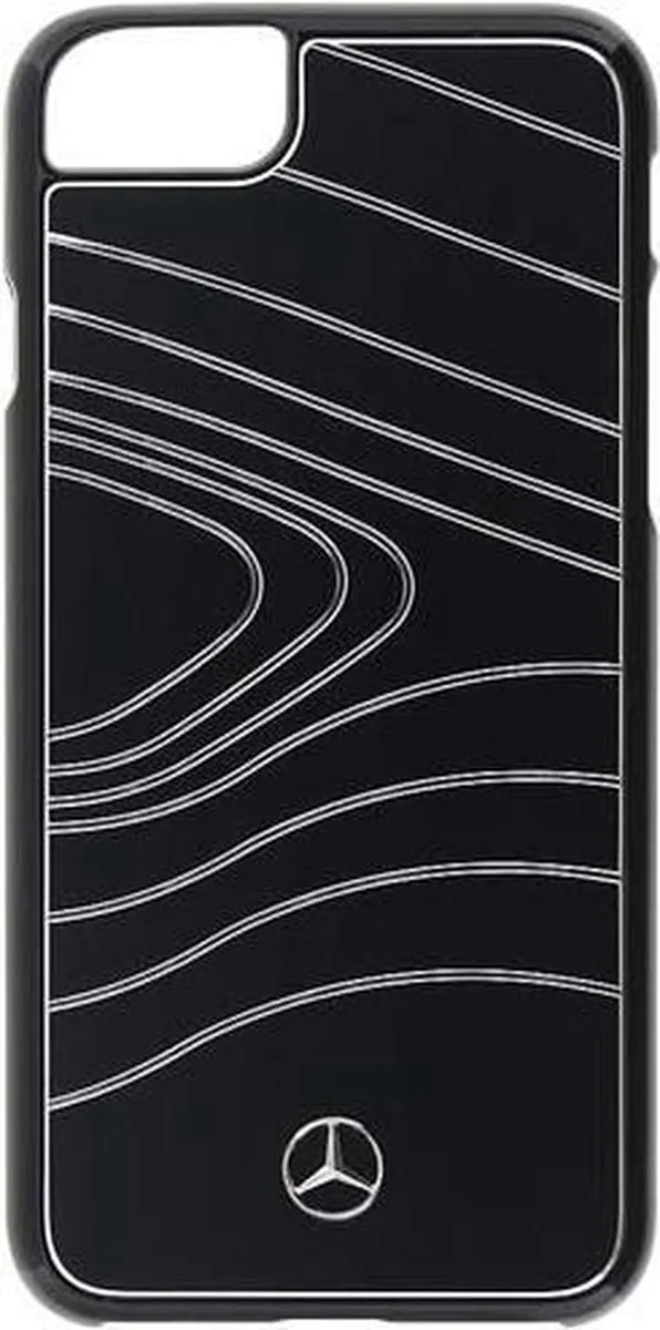 Mercedes-Benz Wave III Back Case iPhone 7/8/SE - Zwart