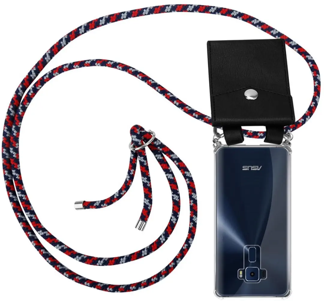 Cadorabo Hoesje geschikt voor Asus ZenFone 3 (5.2 Zoll) in ROOD BLAUW WIT