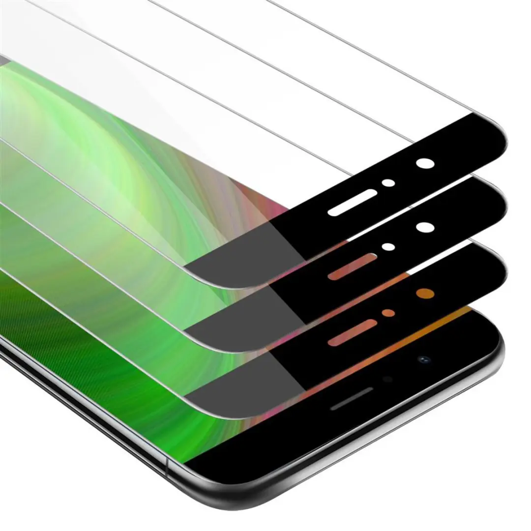 Cadorabo 3x Screenprotector geschikt voor Honor V9 Volledig scherm pantserfolie
