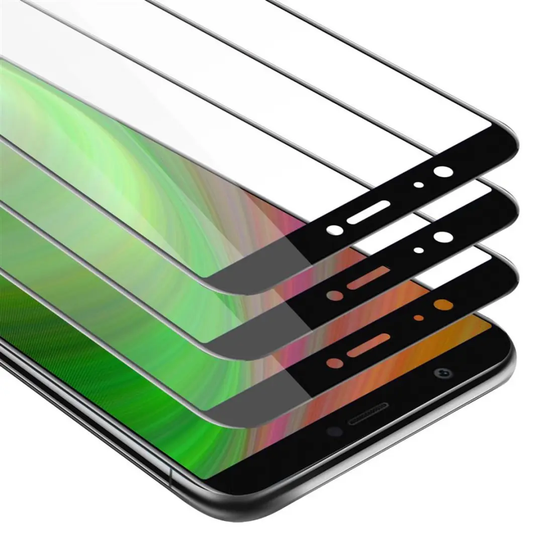 Cadorabo 3x Screenprotector geschikt voor Huawei P SMART 2018 / Enjoy 7S Volledi