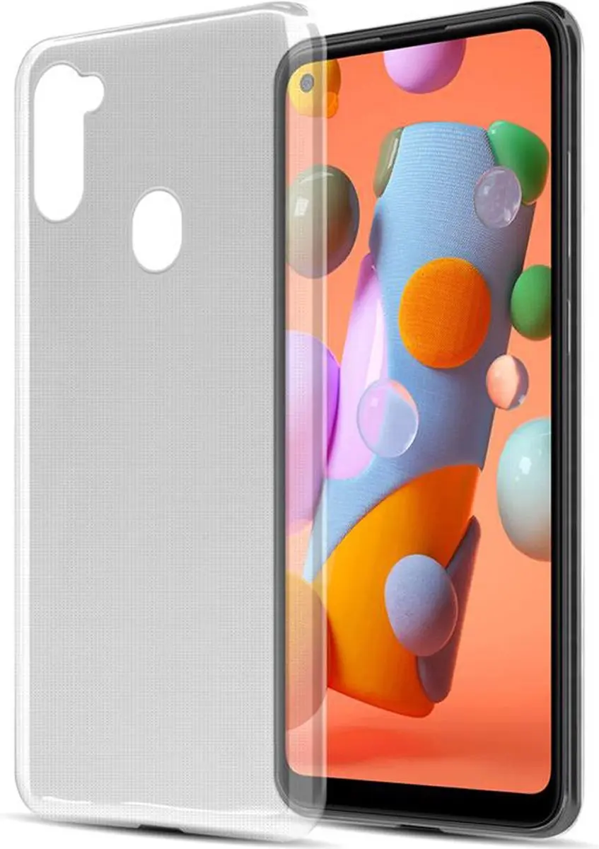 Cadorabo Hoesje geschikt voor Samsung Galaxy A11 / M11 in VOLLEDIG TRANSPARANT