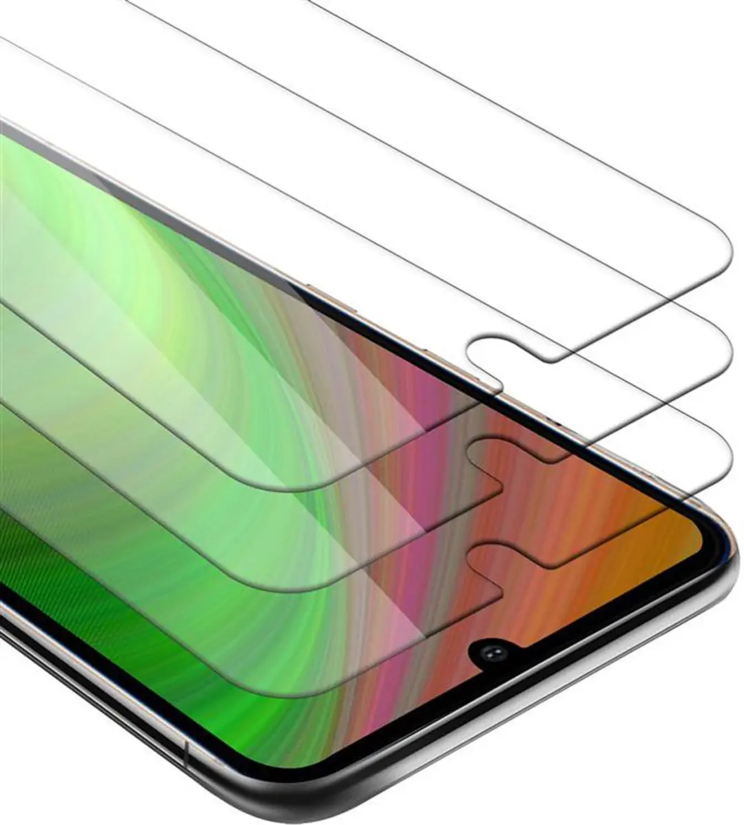 Cadorabo 3x Screenprotector geschikt voor LG V60 ThinQ