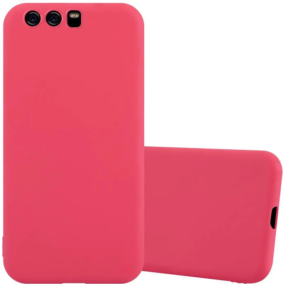 Cadorabo Hoesje geschikt voor Huawei P10 in CANDY ROOD