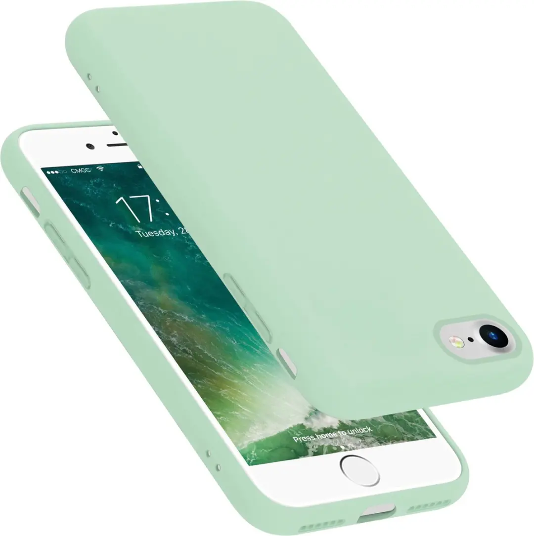 Cadorabo Hoesje geschikt voor Apple iPhone 7 / 7S / 8 / SE 2020 in LIQUID LICHT