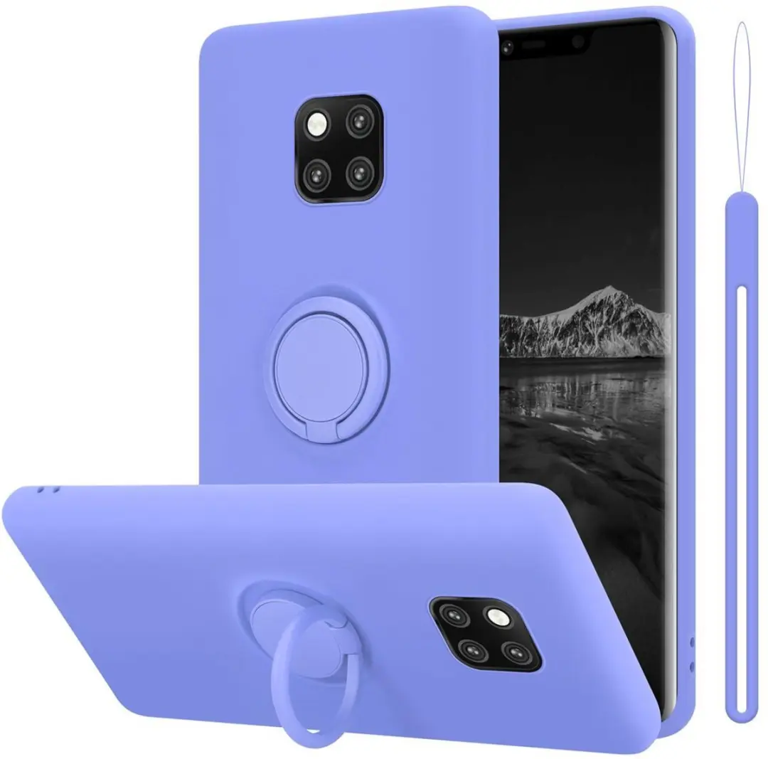 Cadorabo Hoesje geschikt voor Huawei MATE 20 PRO in LIQUID LICHT PAARS