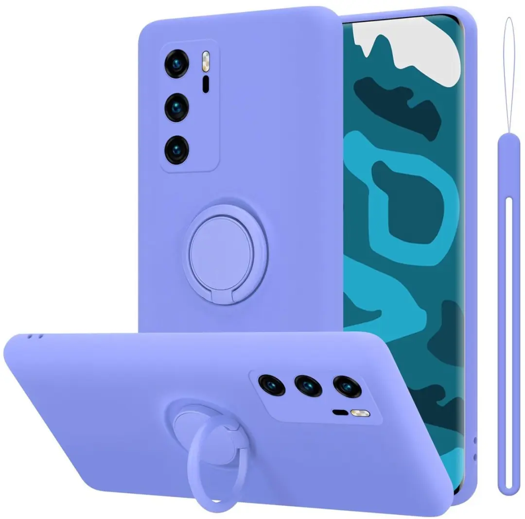 Cadorabo Hoesje geschikt voor Huawei P40 in LIQUID LICHT PAARS