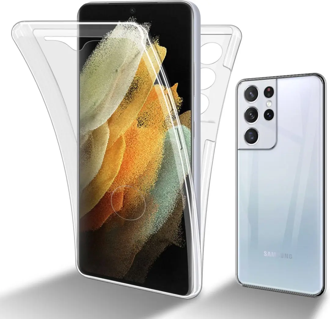Cadorabo Hoesje geschikt voor Samsung Galaxy S22 ULTRA in TRANSPARANT
