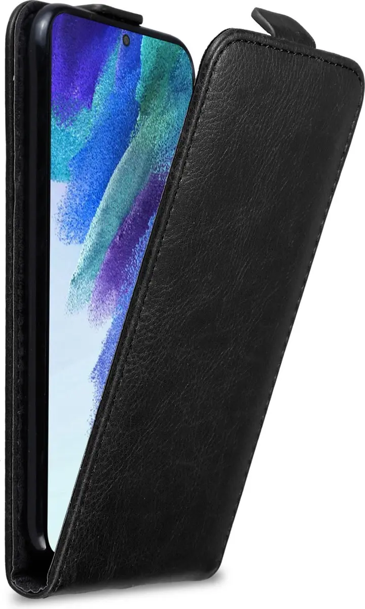 Cadorabo Hoesje geschikt voor Samsung Galaxy S22 PLUS in ZWARTE NACHT