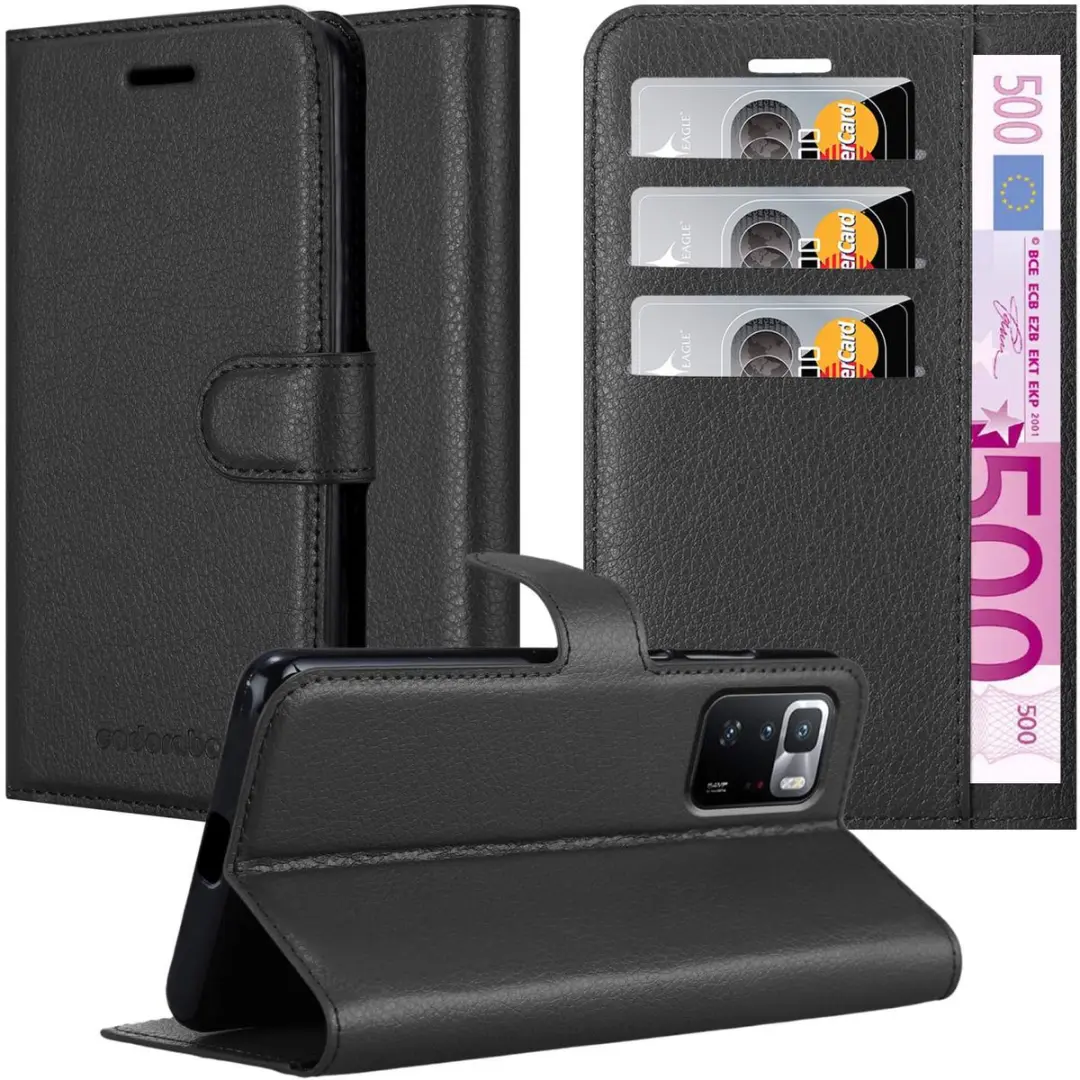 Cadorabo Hoesje geschikt voor Xiaomi POCO X3 GT in PHANTOM ZWART