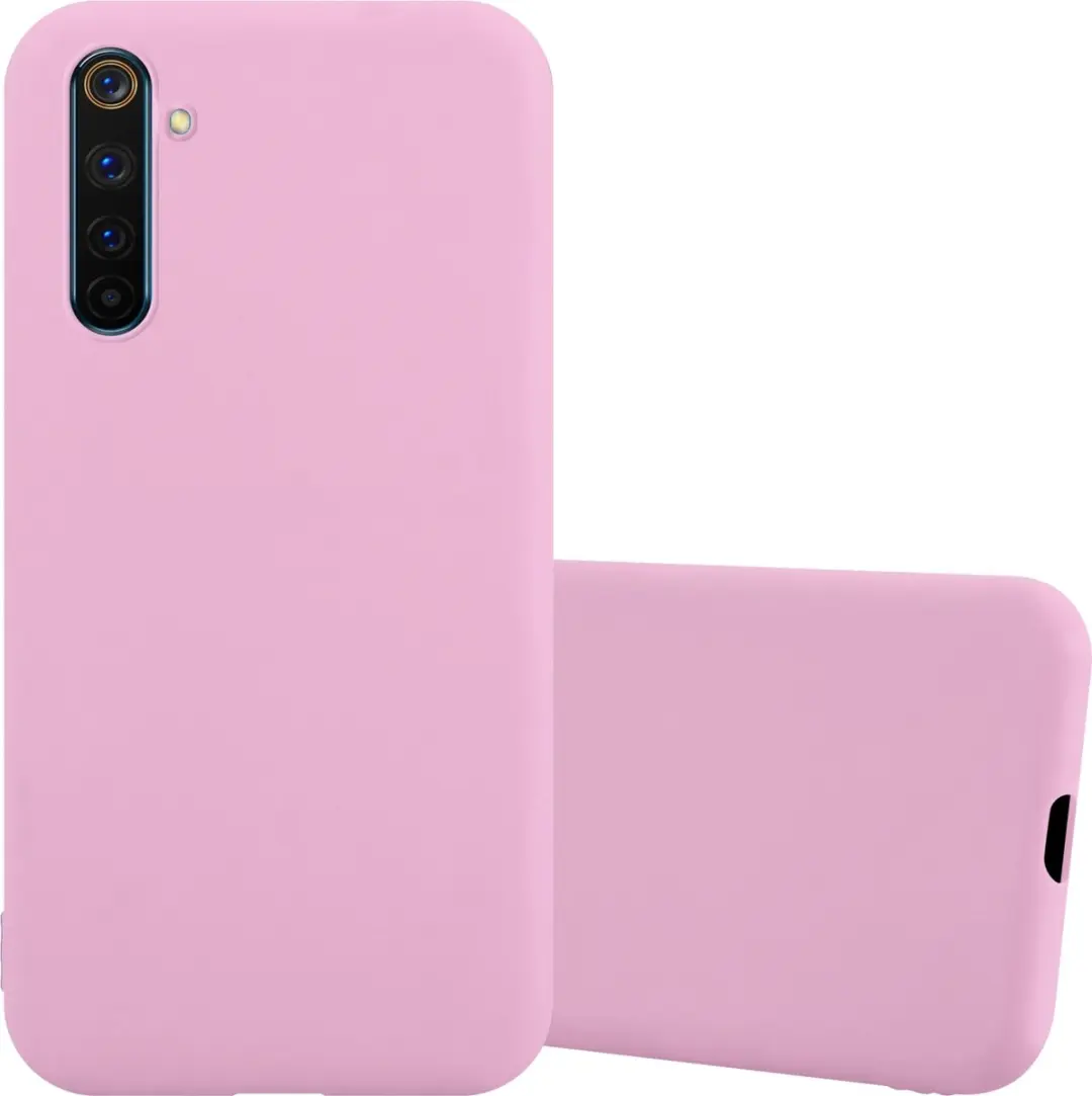 Cadorabo Hoesje geschikt voor Realme 6 PRO in CANDY ROZE