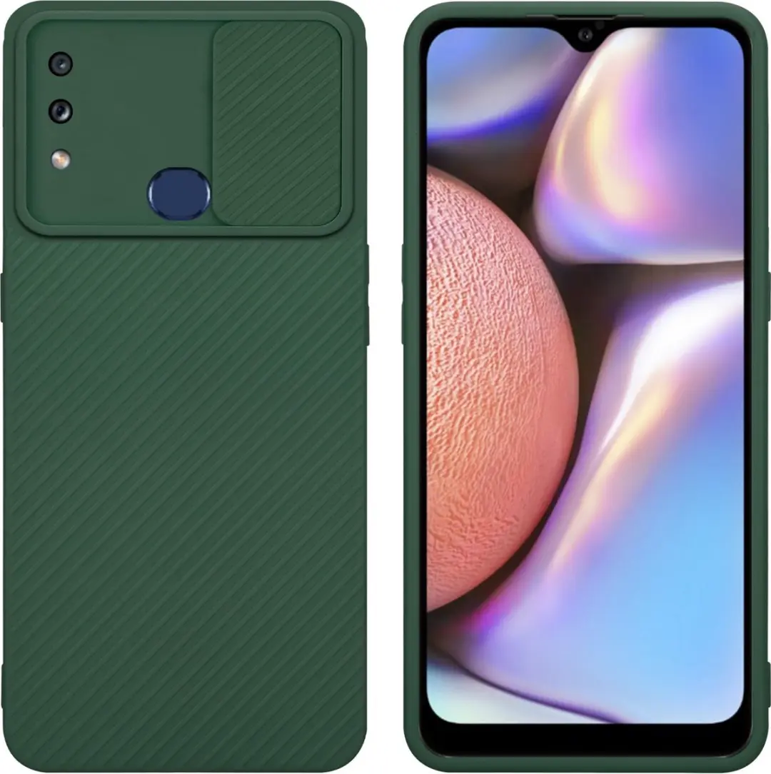 Cadorabo Hoesje geschikt voor Samsung Galaxy A10s / M01s in Bonbon Groen