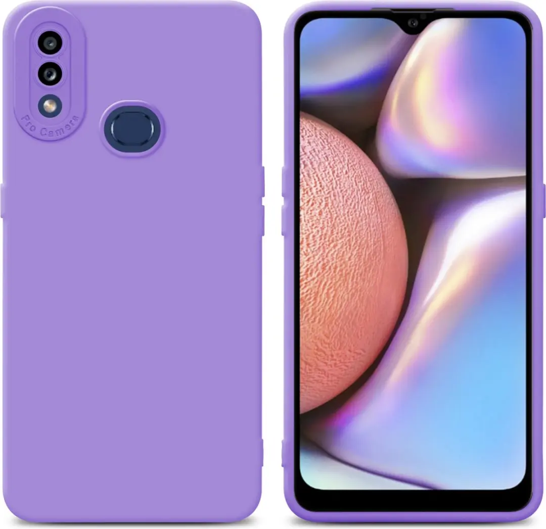 Cadorabo Hoesje geschikt voor Samsung Galaxy A10s / M01s in FLUID LICHT PAARS