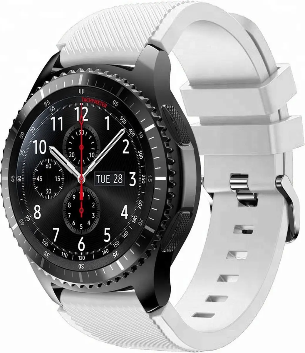 Cadorabo TPU bandje met metalen gesp 20mm geschikt voor Samsung Galaxy Watch 42m