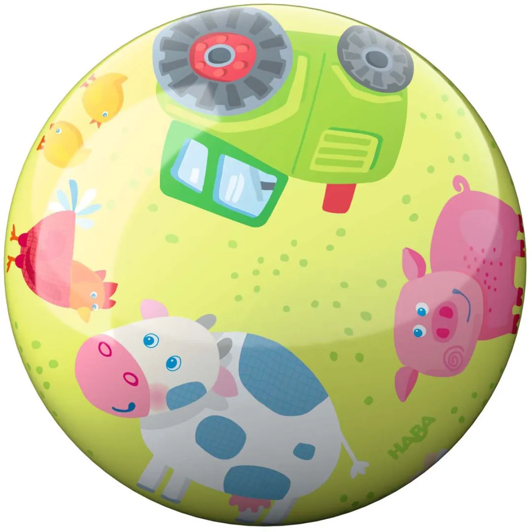 Haba Speelbal Boerderijdieren 22cm