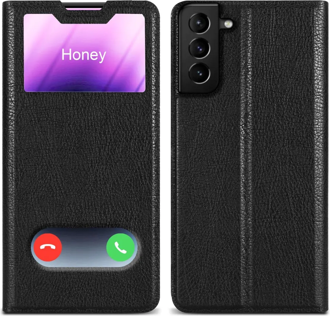 Cadorabo Hoesje geschikt voor Samsung Galaxy S21 PLUS in KOMEET ZWART