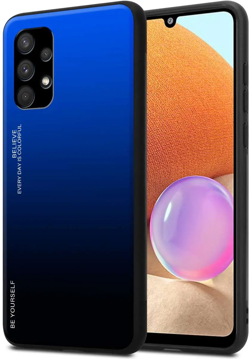 Cadorabo Hoesje geschikt voor Samsung Galaxy A32 4G in BLAUW