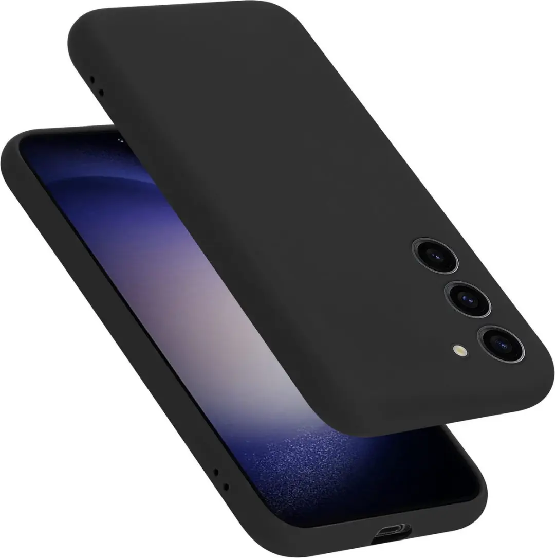 Cadorabo Hoesje geschikt voor Samsung Galaxy S24 in LIQUID ZWART