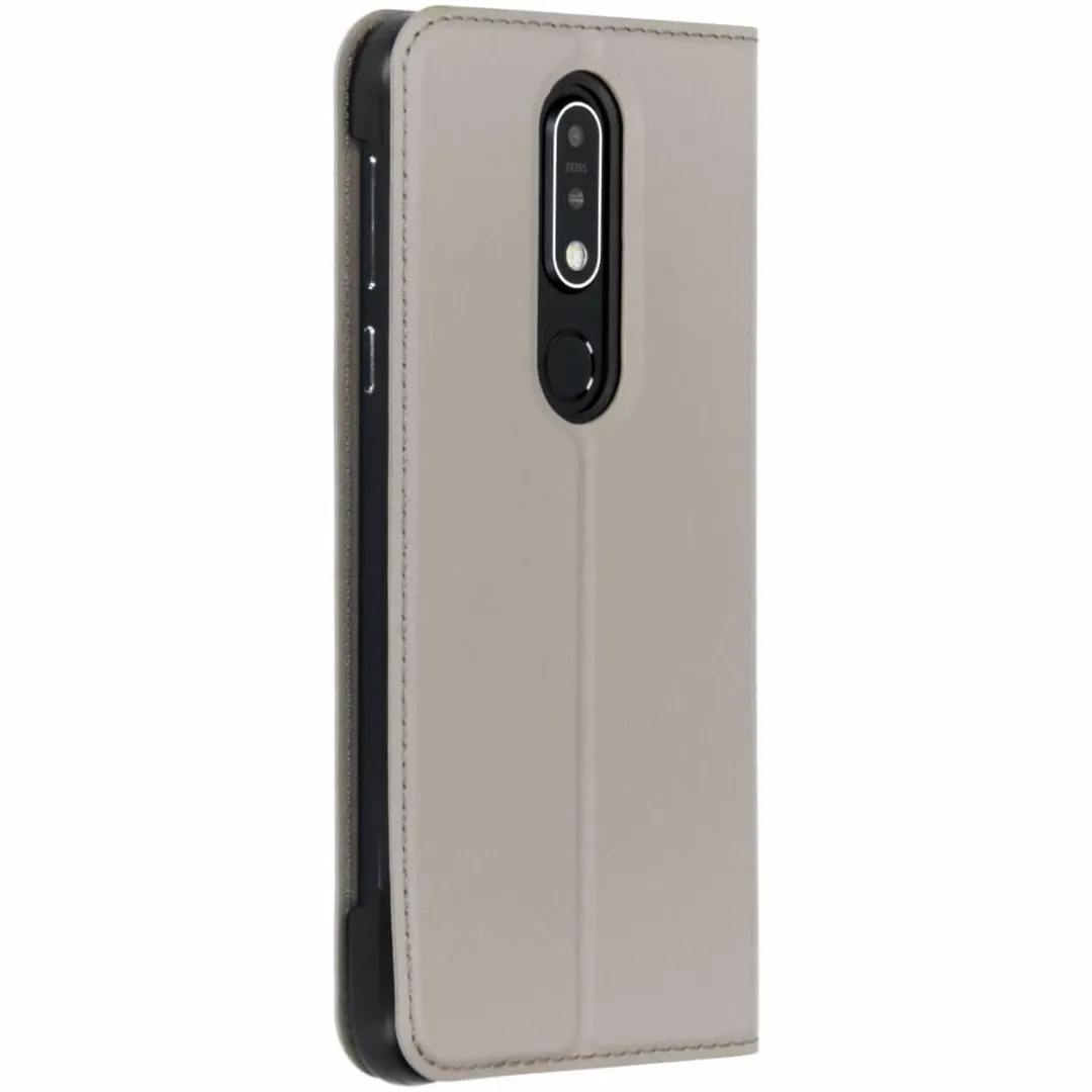 Nokia 7.1 Flip Cover - Grijs