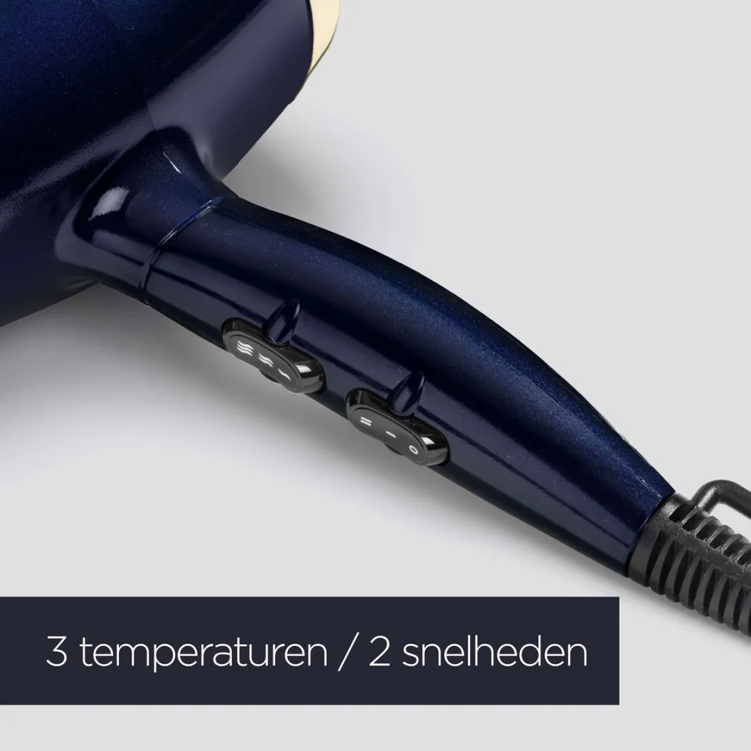 Babyliss Black Onyx Föhn 2000W - Ionisch - Zwart