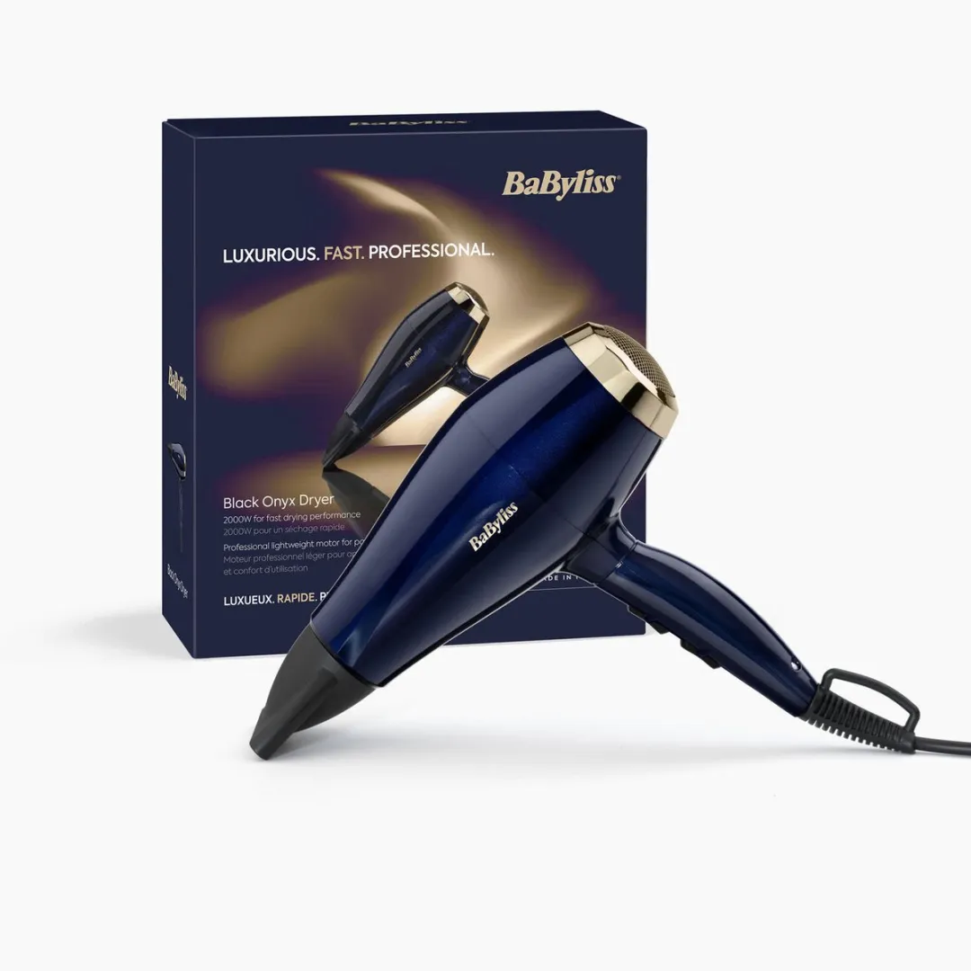 Babyliss Black Onyx Föhn 2000W - Ionisch - Zwart - afbeelding 6 van 6