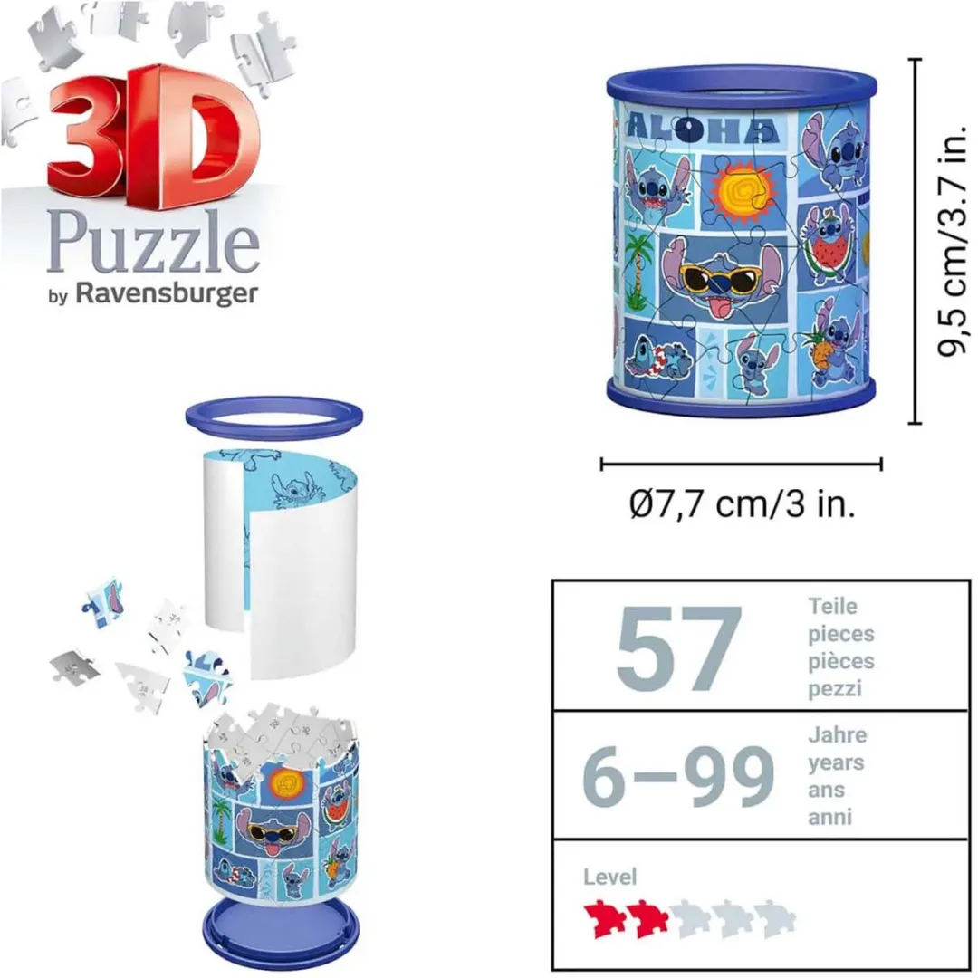 Ravensburger Disney Stitch 3D Puzzle 54 Stuks - Gereedschapskist - Multi