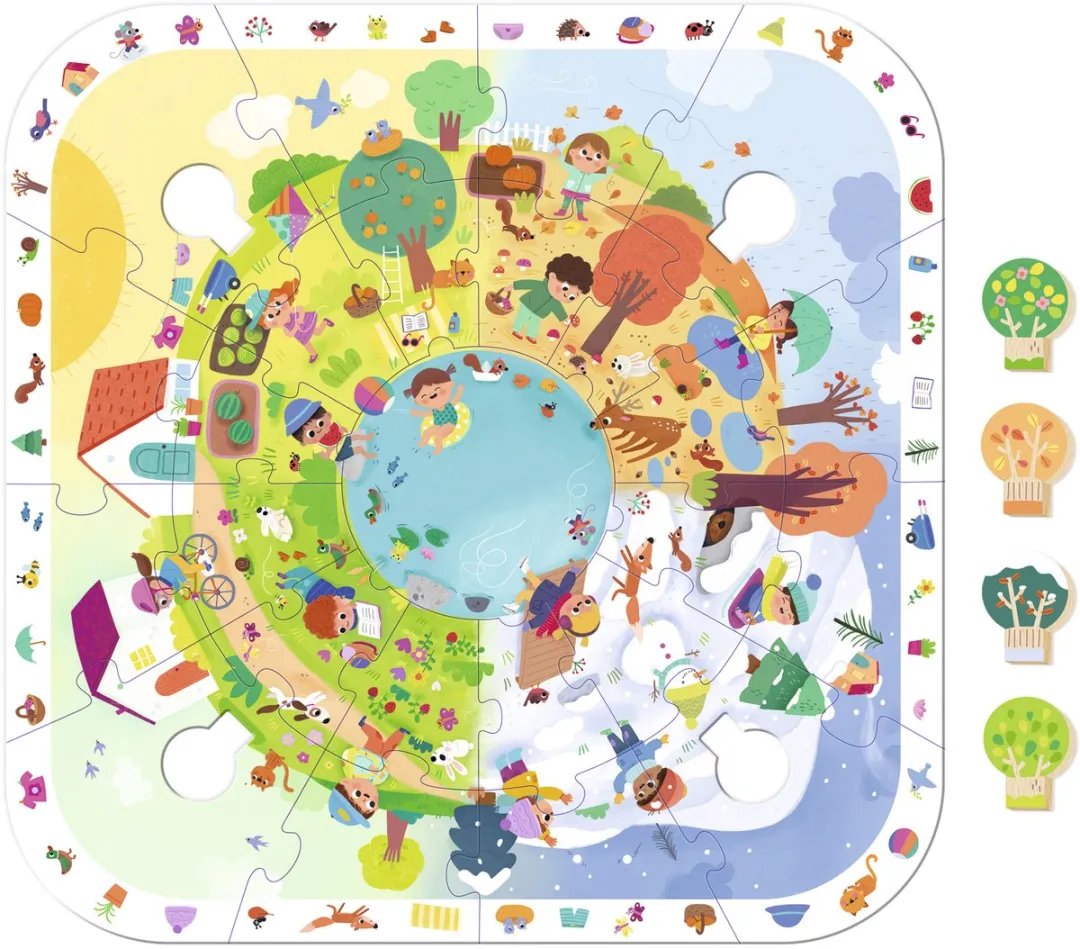 Jumbo Goula Puzzel XXL Seizoenen - 29 Stuks
