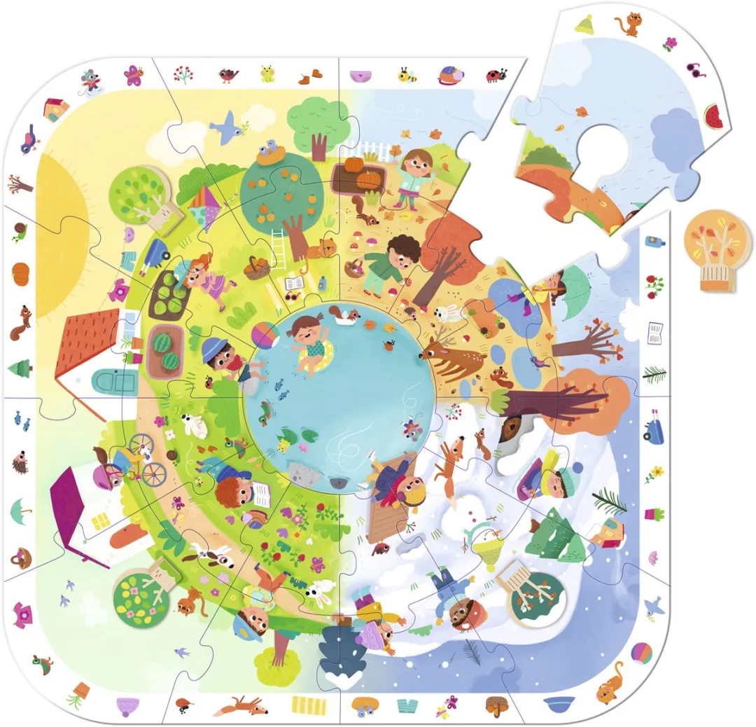 Jumbo Goula Puzzel XXL Seizoenen - 29 Stuks