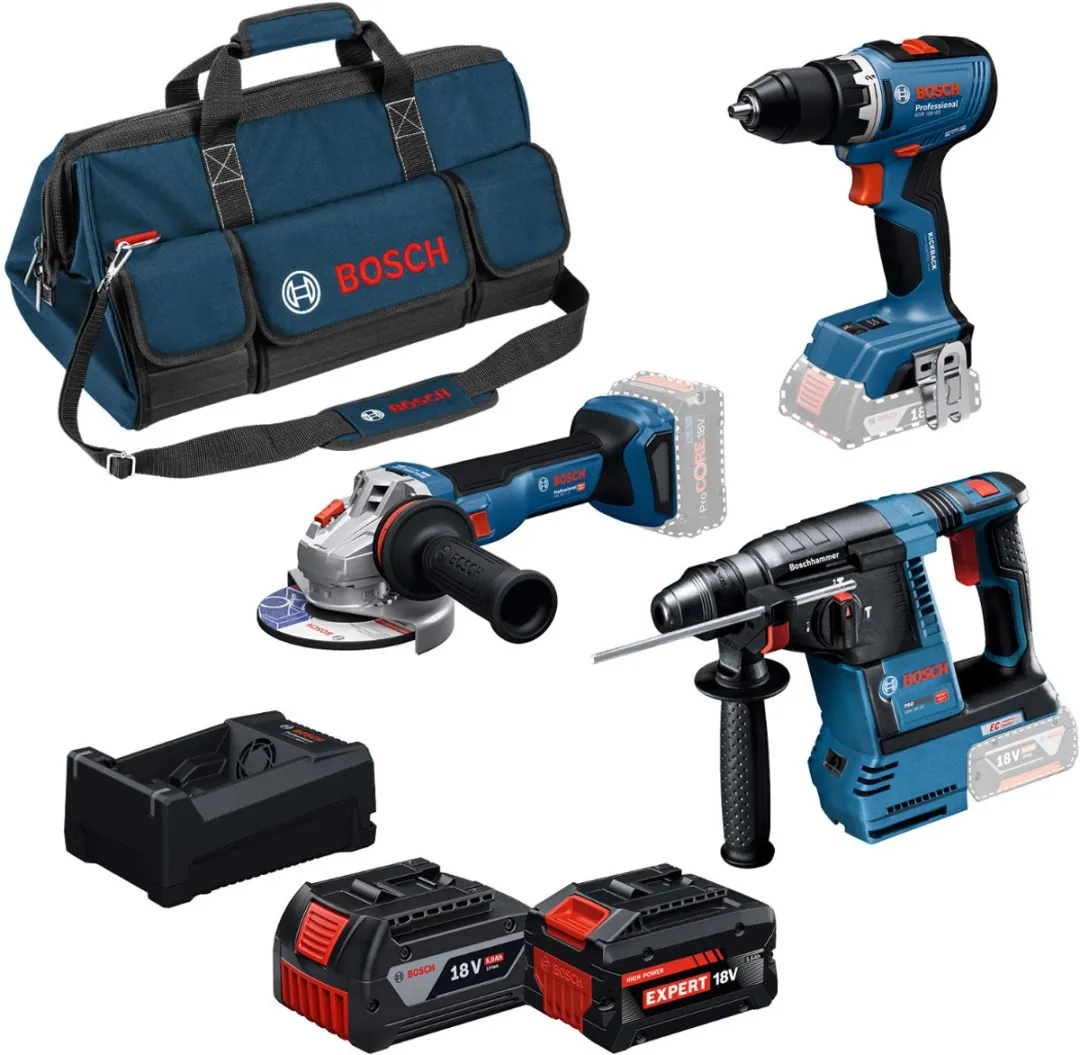 Bosch Professional 3-Toolkit 18V