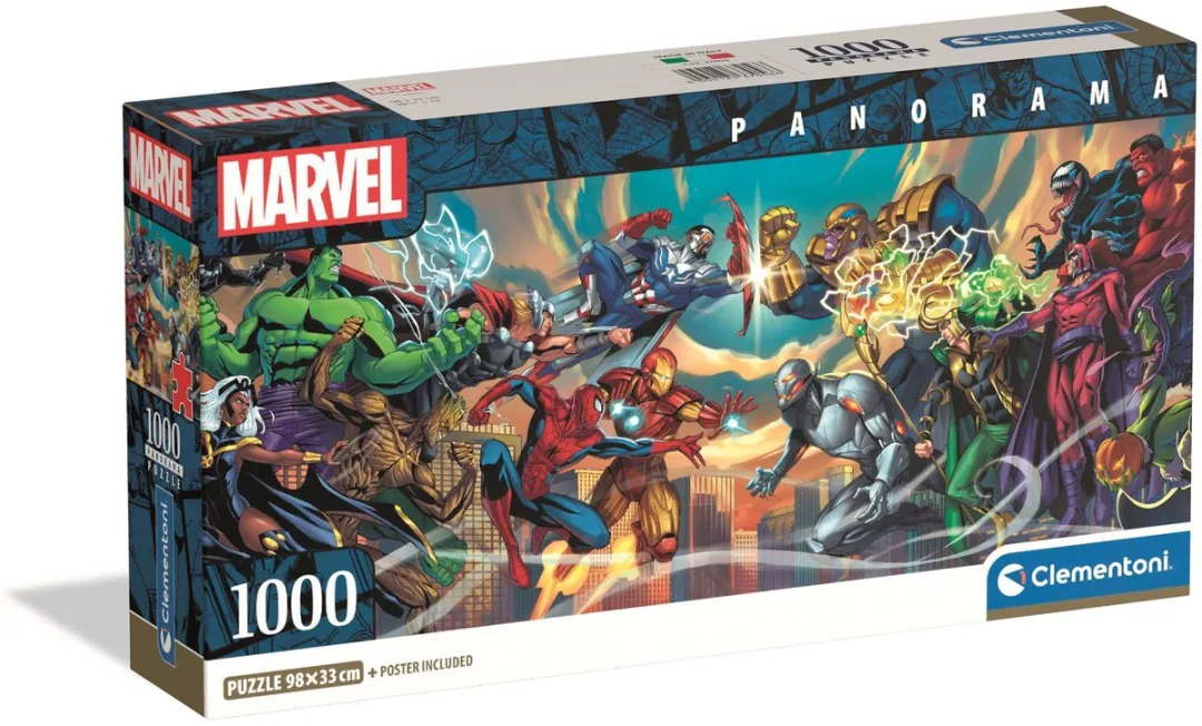 Clementoni Marvel Heroes vs Villains Puzzel 1000 Stuks