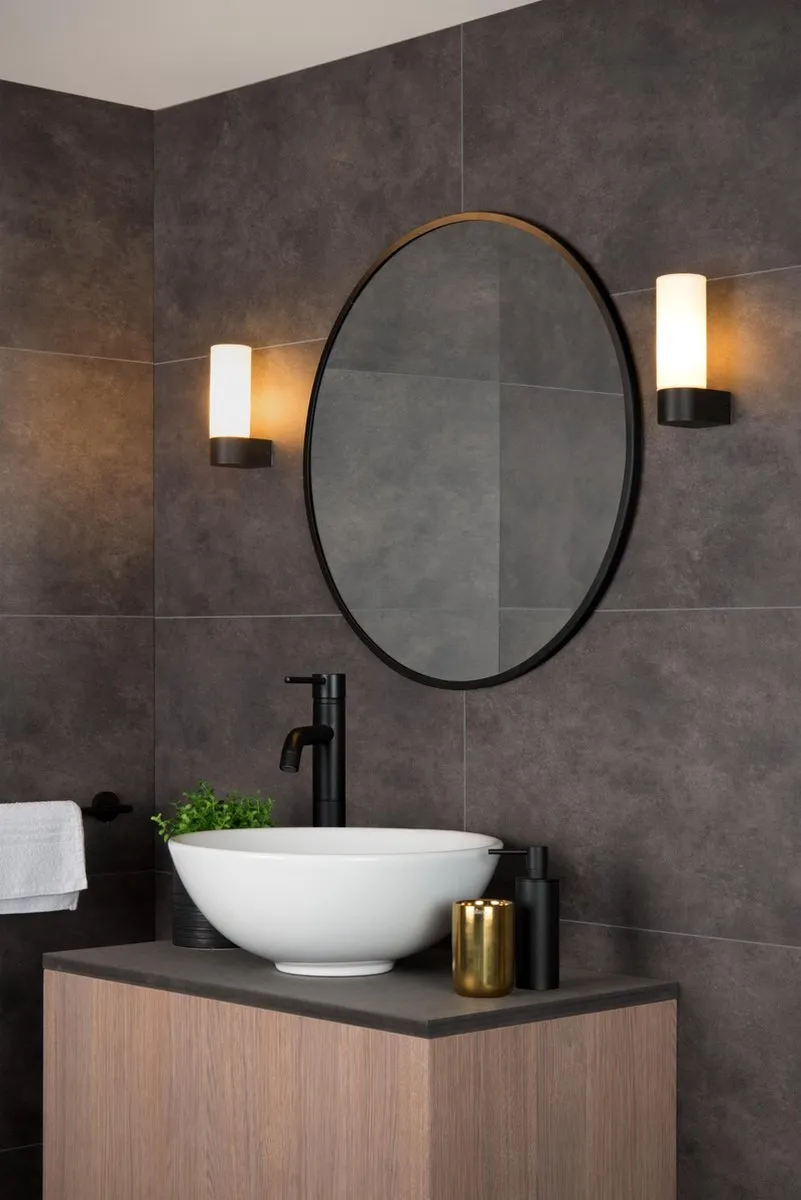 Lucide JESSE Wandlamp G9 IP44 - Zwart
