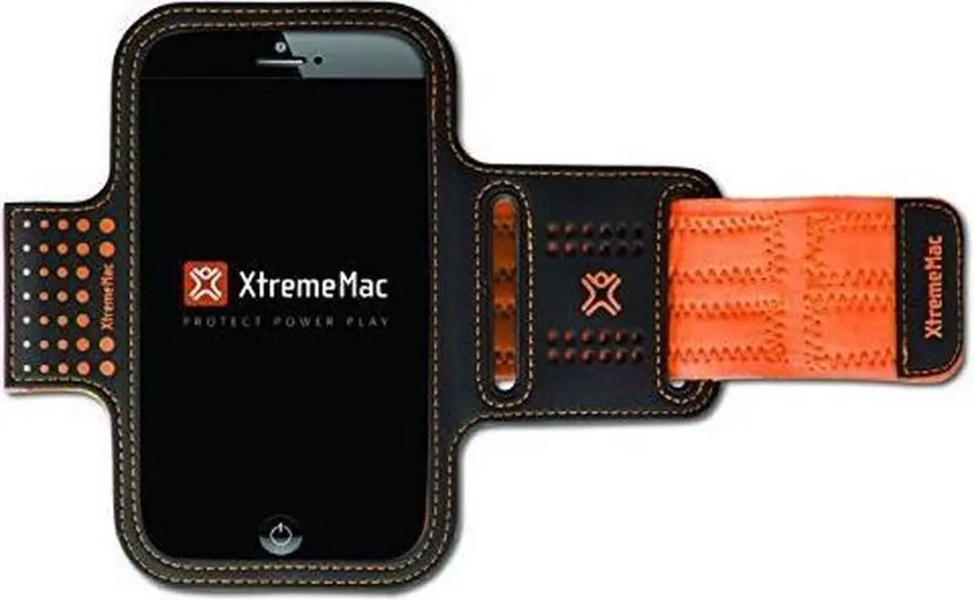 XtremeMac IPP-XSP-93 Armband doos Zwart, Oranje mobiele telefoon behuizingen