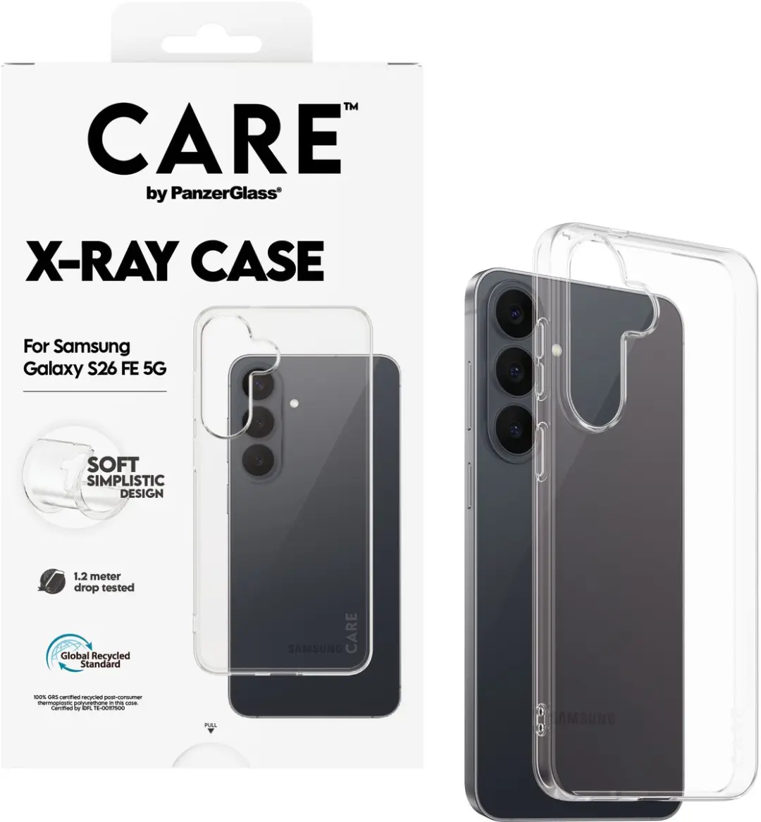 PanzerGlass CARE X-Ray Case Samsung Galaxy S26 FE Hoesje - Transparant - afbeelding 4 van 6