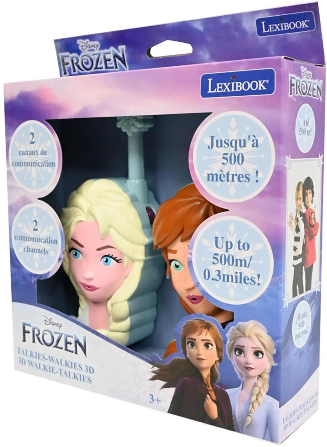 Lexibook Frozen 3D Walkietalkies - 500m - afbeelding 4 van 6